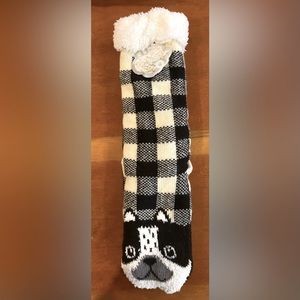 Boston Terrier / Frenchie Slipper Socks